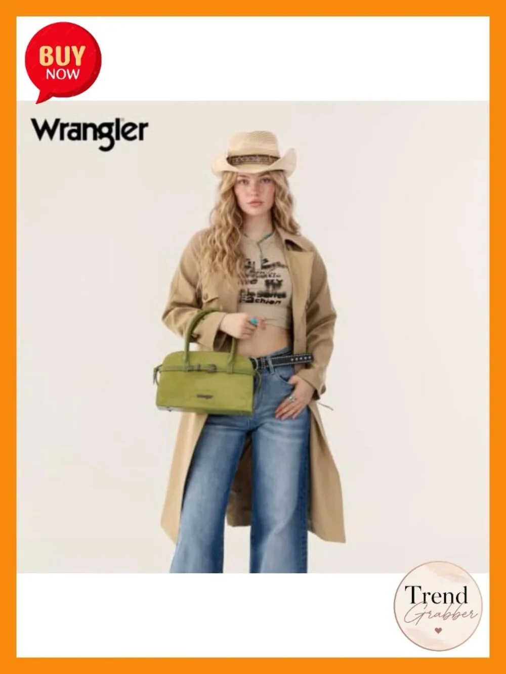 Faux Suede Satchel Crossbody Bag with Western Buckle Accent